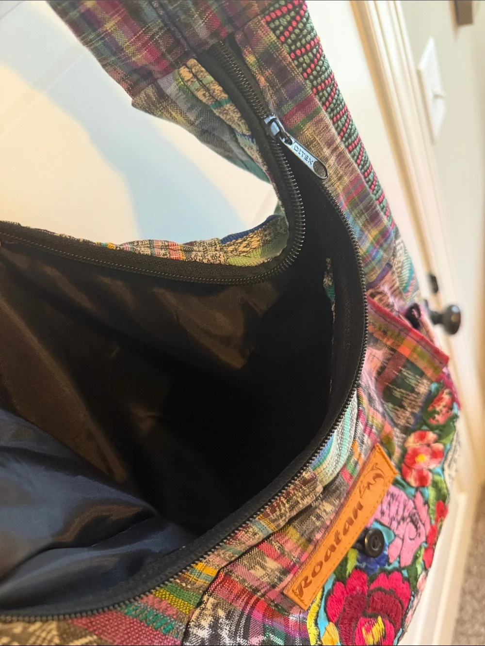 Multicolor Patchwork crossbody bag NWOT